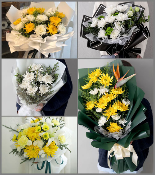 新疆石河子市红山街道白事花束代送